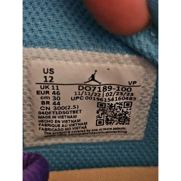 Jordan Why Not .6 White Siren Red Balktic Blue Basketball Shoes Men's Sizes 12 - Picture 11 of 11